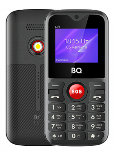 Мобильный телефон BQ 1853 Life Black-Red Dual SIM