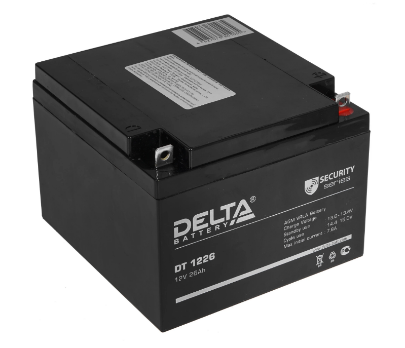 Аккумулятор Delta DT 1226 12V 26Ah