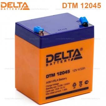 Аккумулятор Delta DTM 12045 12V 4,5A