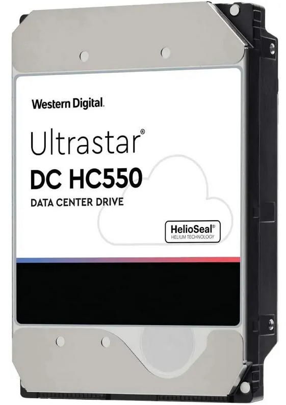 Жесткий диск 3.5" 16TB WD Ultrastar DC HC550 WUH721816ALE6L4