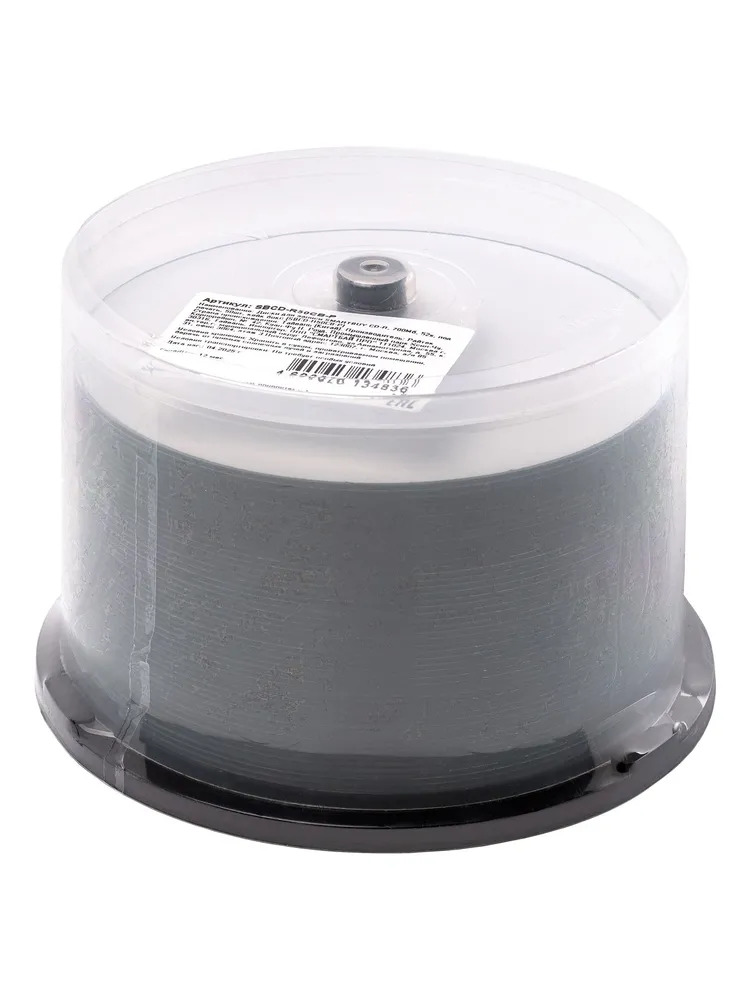 Оптический диск CD-R Smartbuy, 700Mb, 52x, кейк-бокс (50шт)