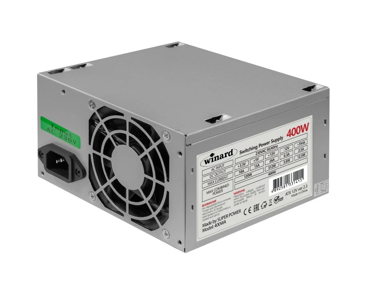 Блок питания 400W Winard 400WA