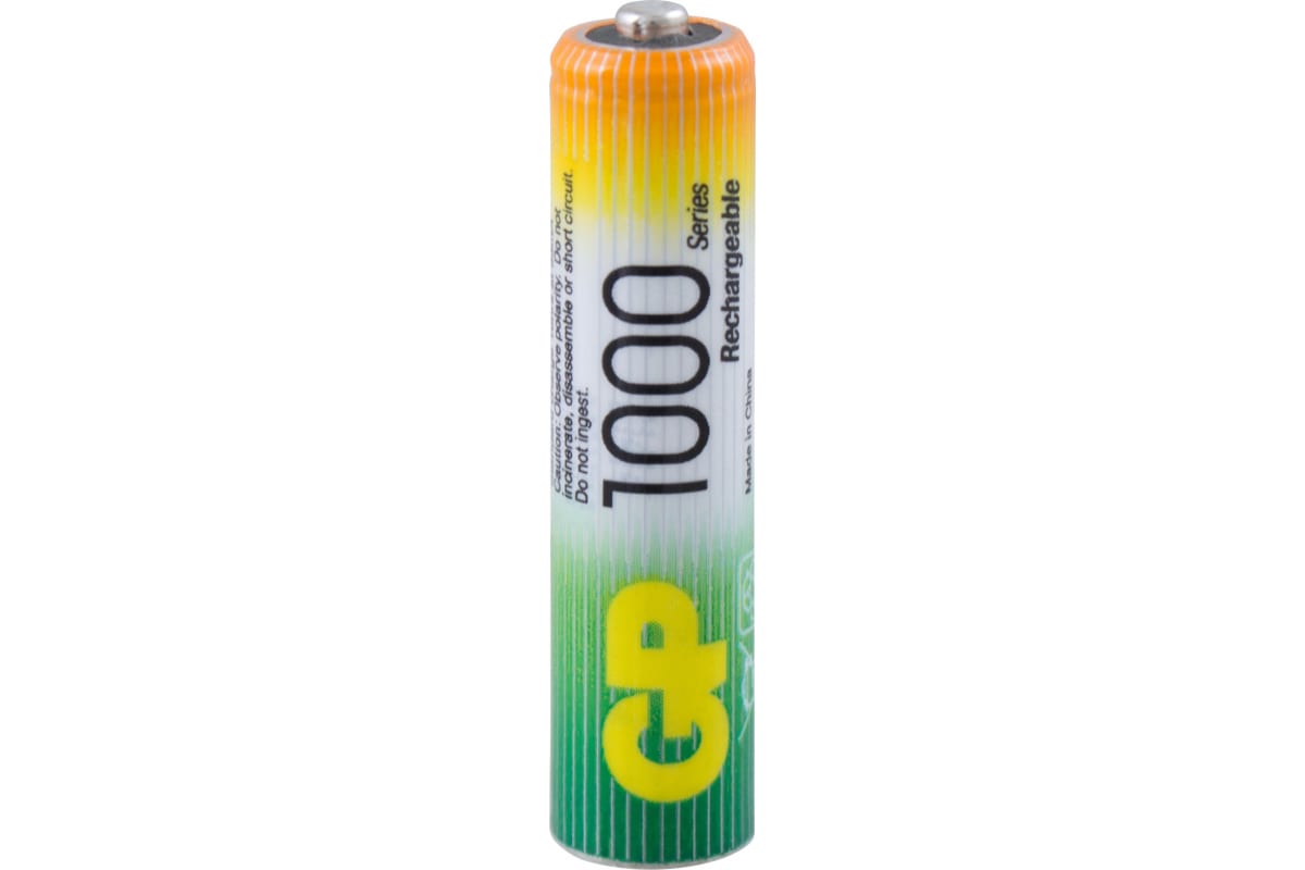Аккумуляторные батарейки AAA GP 1000mAh 100AAAHC3/1 4шт