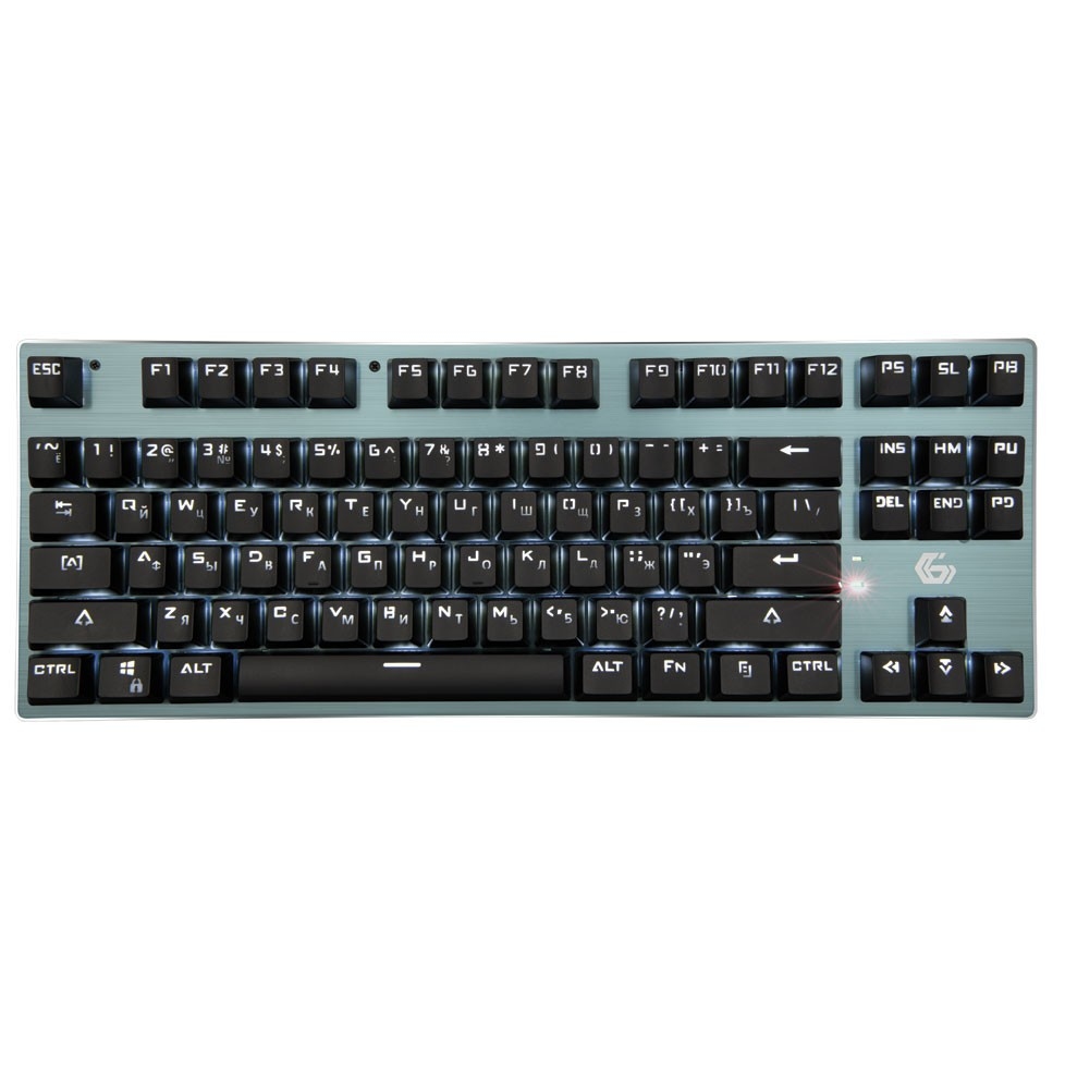 Клавиатура беспроводная механическая Gembird KBW-G540L, BT+2.4G, черный