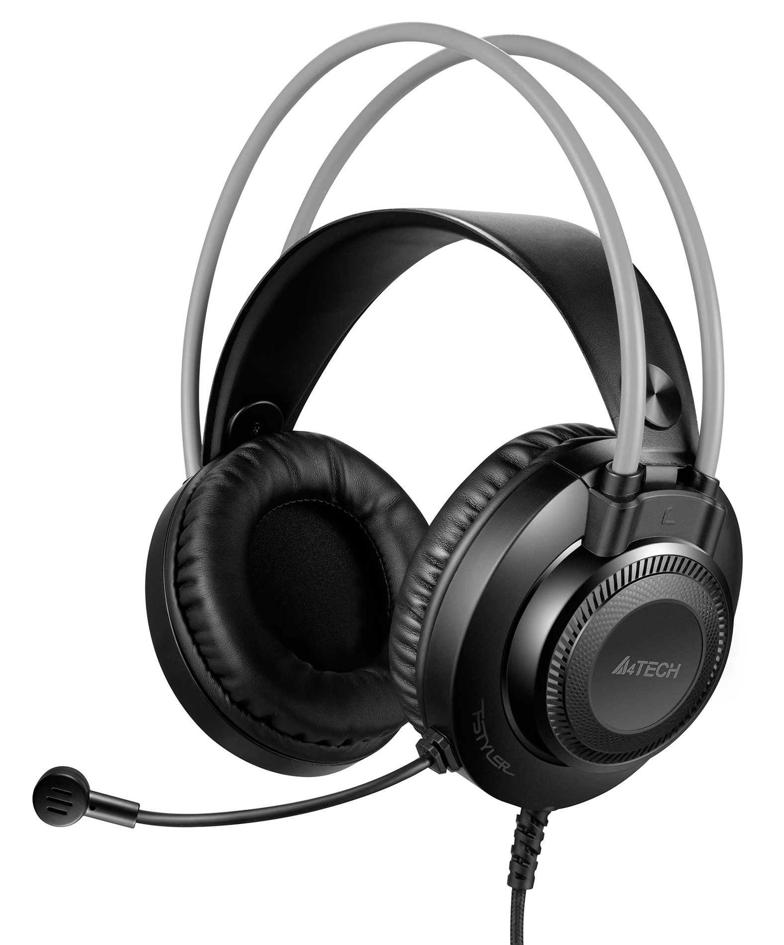 Гарнитура A4Tech Fstyler FH200i серый 1.8м