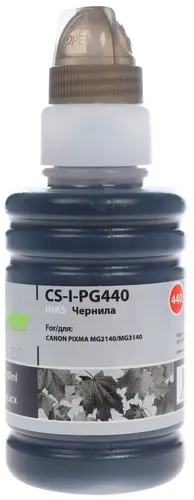 Чернила Cactus CS-I-PG440 черный 100мл для Canon Pixma MG2140/MG3140