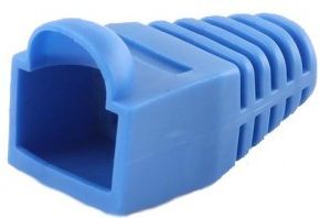 Наконечник на коннектор RJ-45, Cablexpert, BT5BL изолирующий синий (100 шт.)