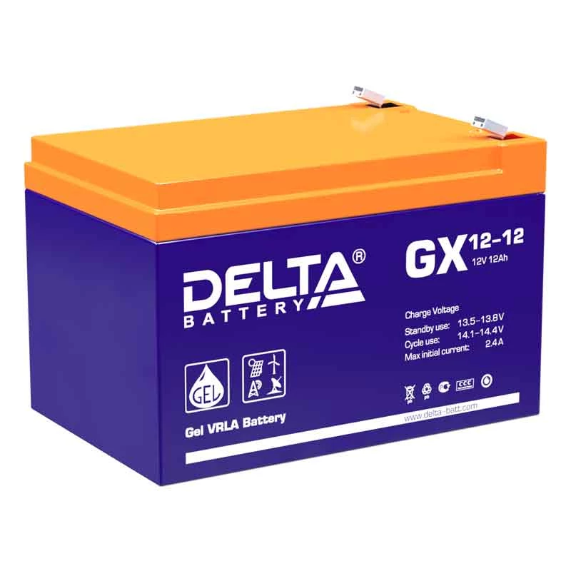 Аккумулятор Delta GX 12-12 12V 12Ah