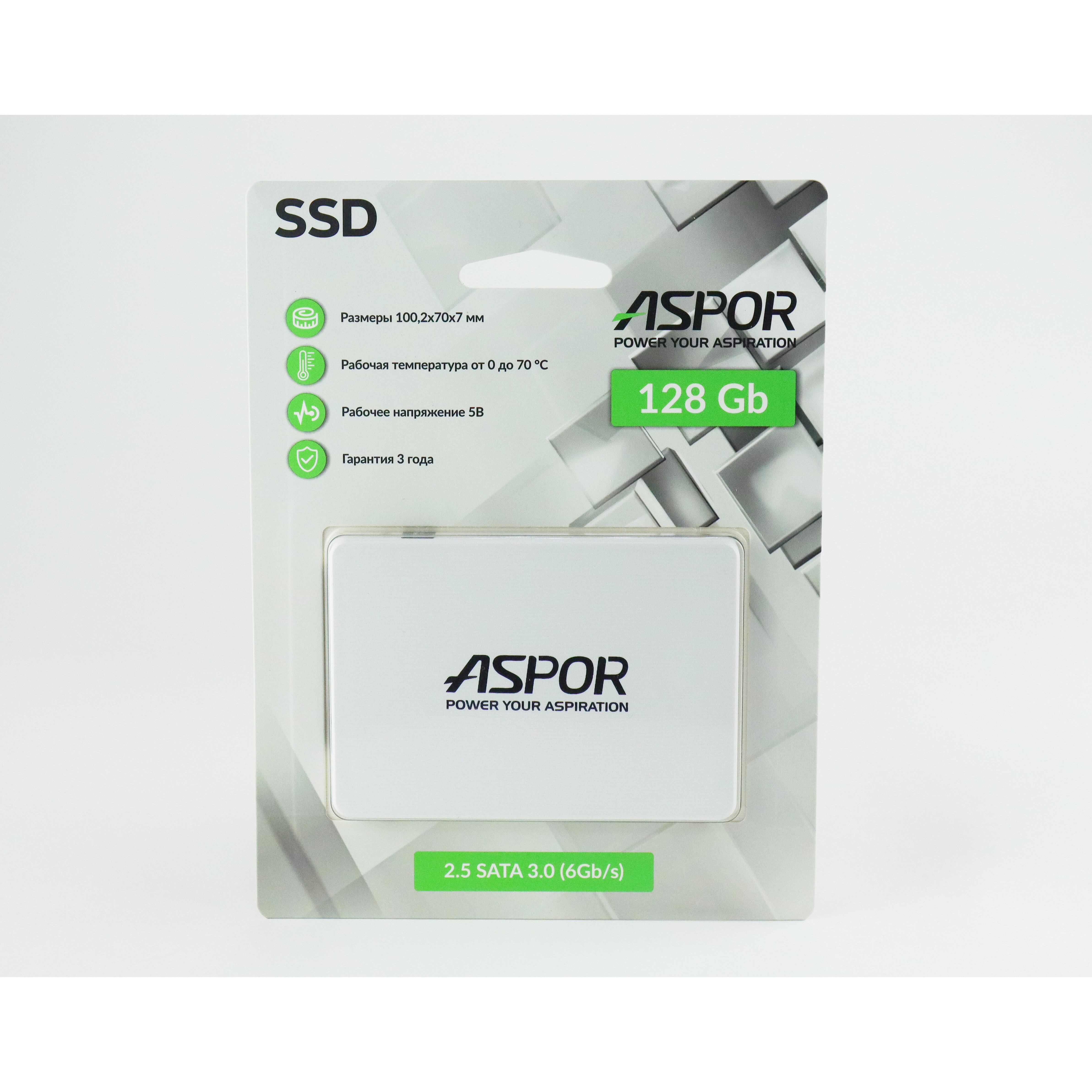Накопитель SSD SATA 2,5" 128Gb Aspor SM2259XT2