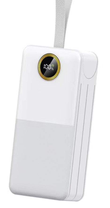 Портативный аккумулятор Topomax TPB-F08, 30000mAh, 22.5W, белый