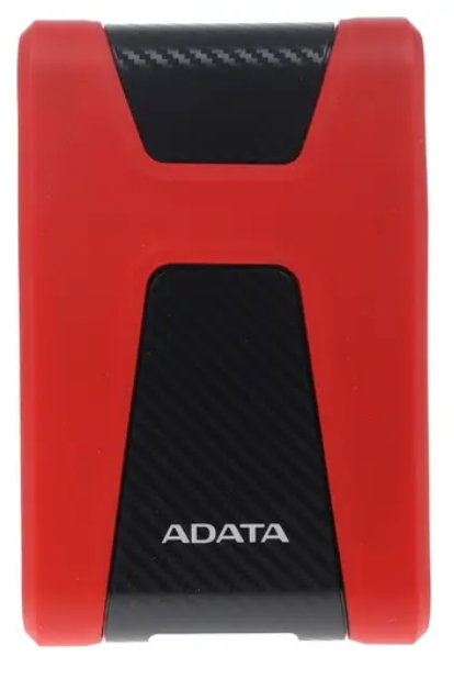 Внешний накопитель HDD 2TB A-Data USB 3.2 красный (AHD650-2TU31-CRD)