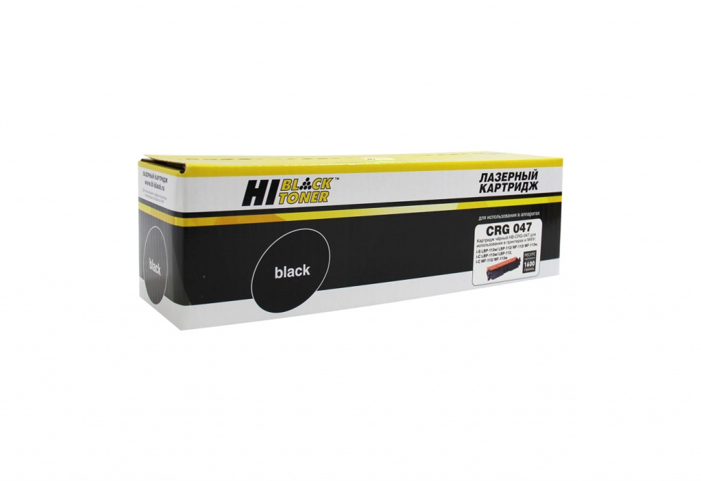 Картридж совместимый Hi-Black HB-№047 (LBP112w/113w/MF112/113w), 1,6K