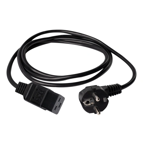 Кабель питания Filum FL-PC16-EU-C19-1.8M, 1.8м, черный