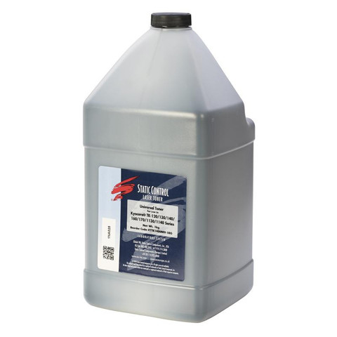 Тонер Static Control для Kyocera FS-1030/1100/1120/1300 (TK-140), KYTK140UNIV, 1 кг, флакон