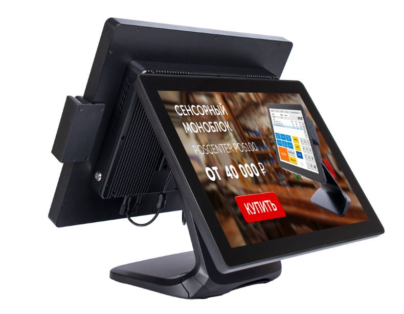 Монитор покупателя 15" с установочным комплектом для POS101-15/POS101-17 J3455/N100, POS90 Pro