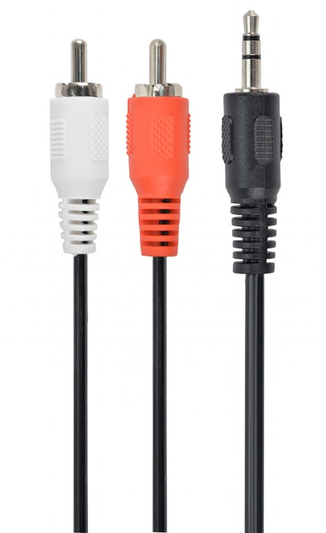 Кабель Audio 3.5мм/2*RCA Male-Male 1.5м Cablexpert CCA-458