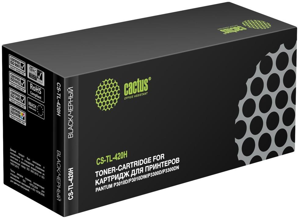 Картридж совместимый Cactus CS-TL-420H для Pantum (P3010D/P3010DW/P3300D/P3300DN/P3300DN), 3K