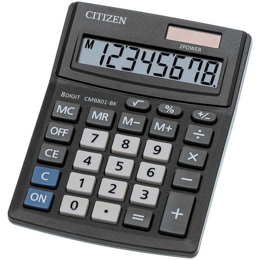 Калькулятор Citizen настол. 8 рaзр. черный (CMB801BK)