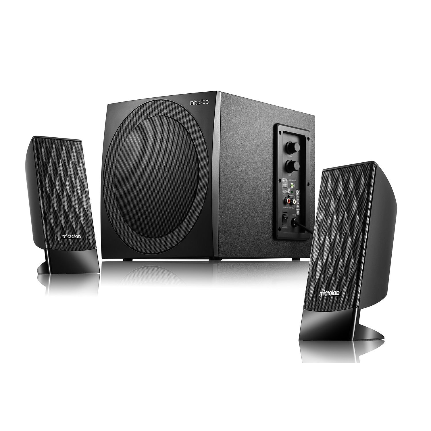 Акустика 2.1 Microlab M-300, черный