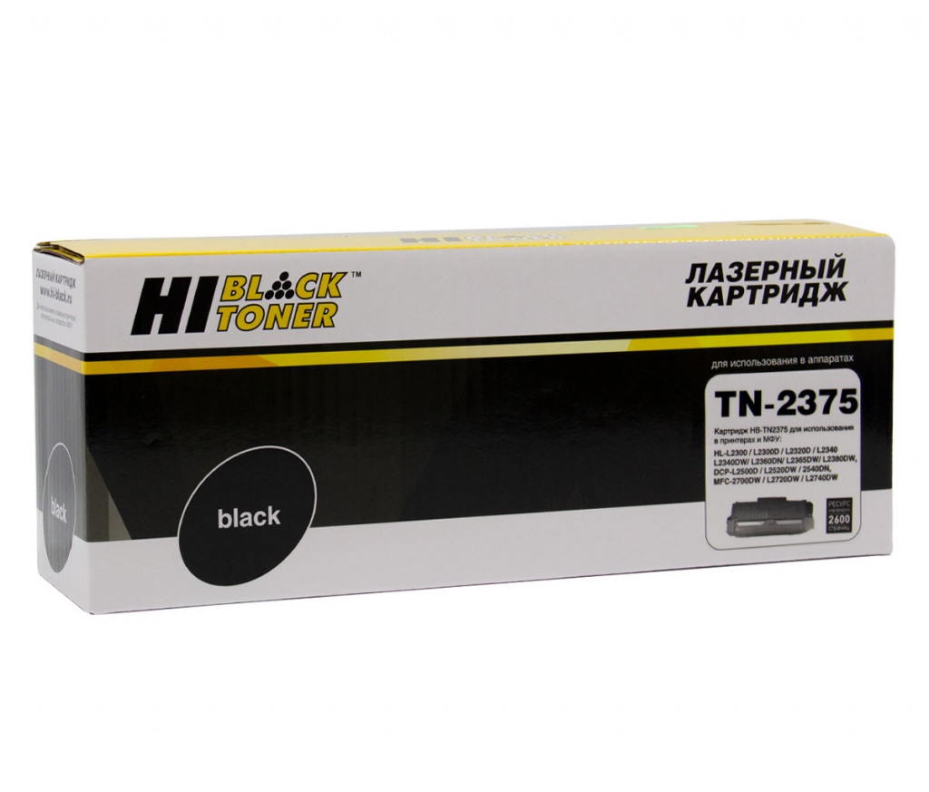 Картридж совместимый Hi-Black HB-TN-2375/TN-2335 (HL-L2300/2305/2320/2340) 2,6K