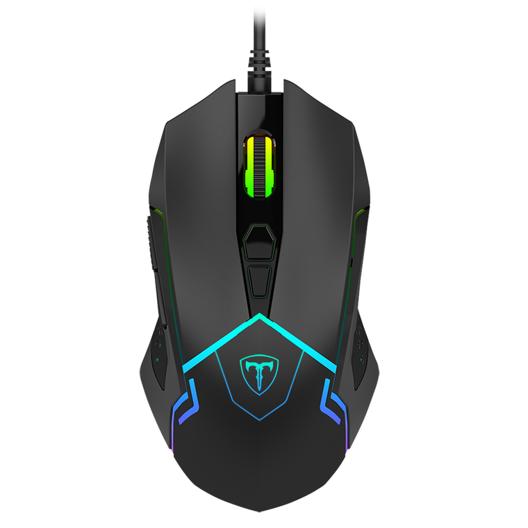 Мышь игровая T-line Neon, RGB, черный