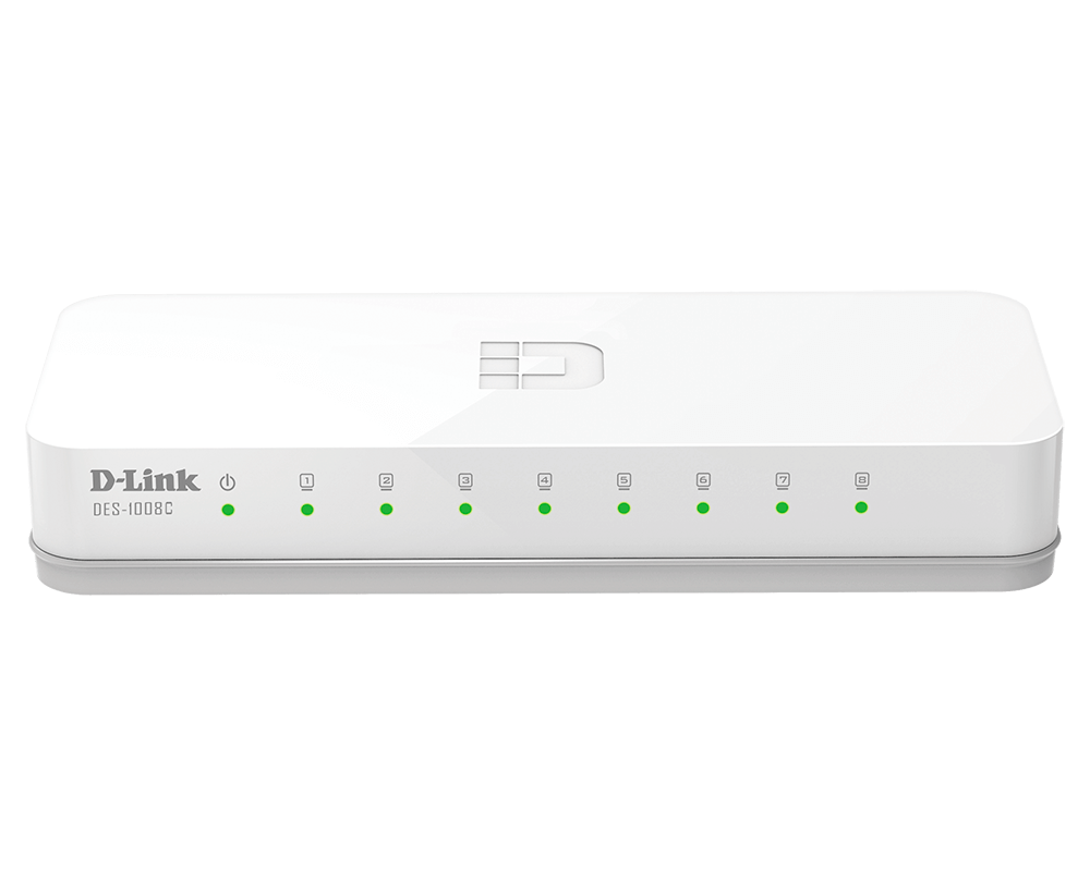 Коммутатор D-Link DES-1008C, B1A