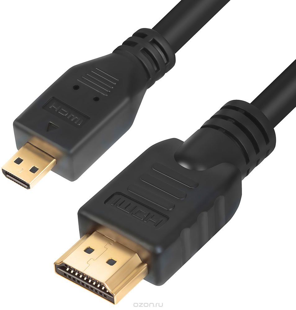 Кабель HDMI - microHDMI 1.0m, Black