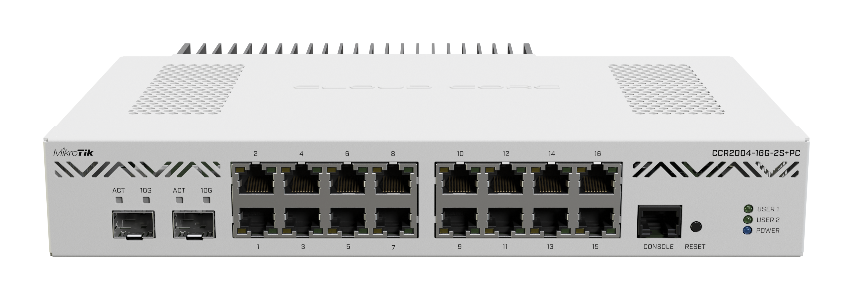 Маршрутизатор Mikrotik CCR2004-16G-2S+PC