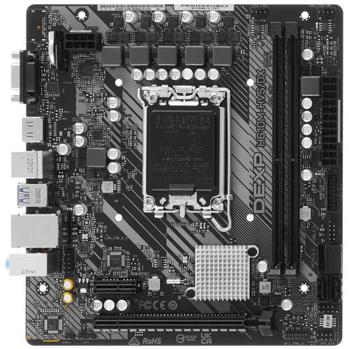 Материнская плата Socket 1700 DEXP H610M-HVS/DX
