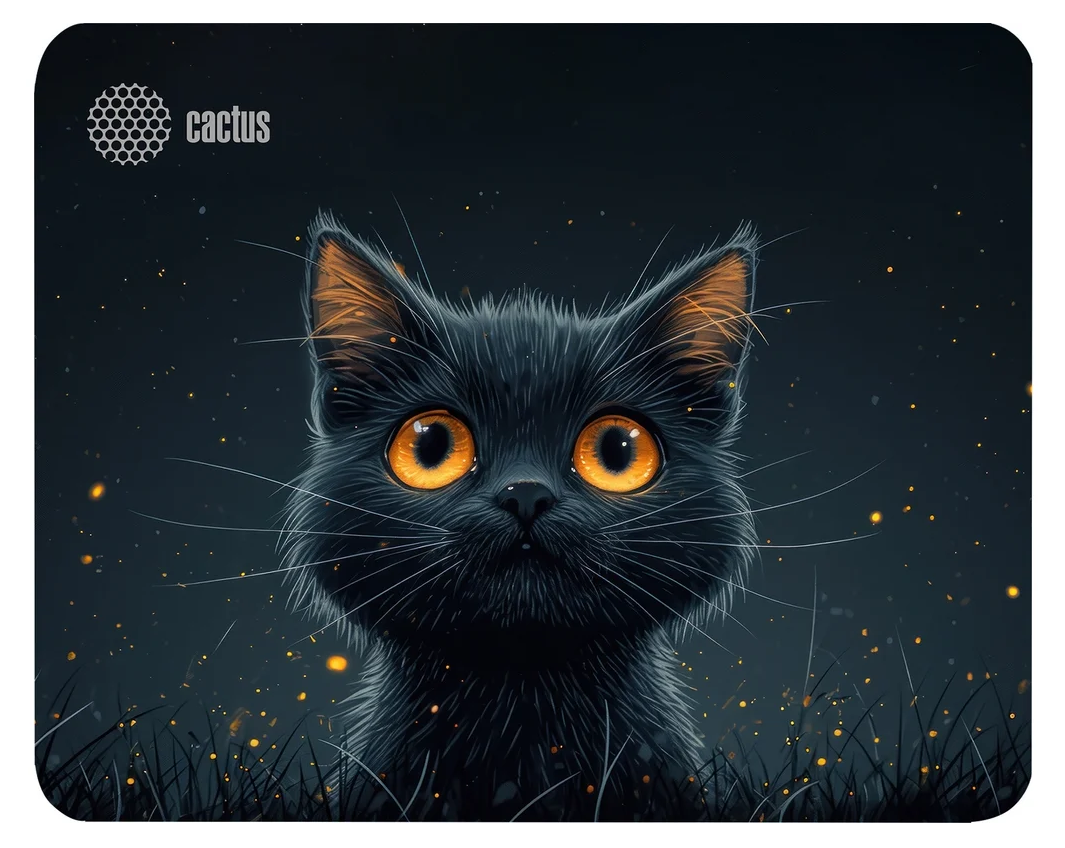 Коврик Cactus Black Cat CS-MPC-D09S 250x200x3мм