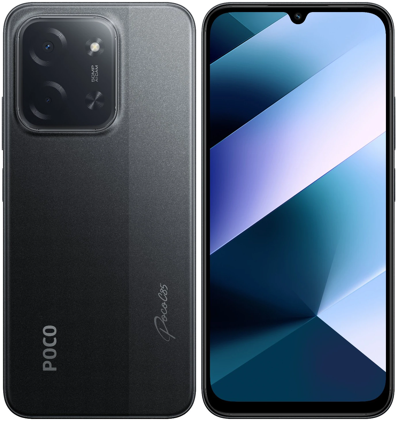 Смартфон POCO C85 6/128GB черный