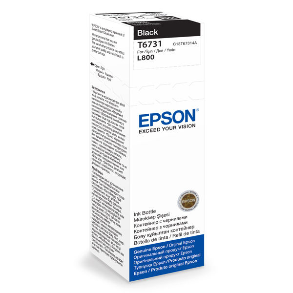 Чернила Epson (C13T67314A) Black L800