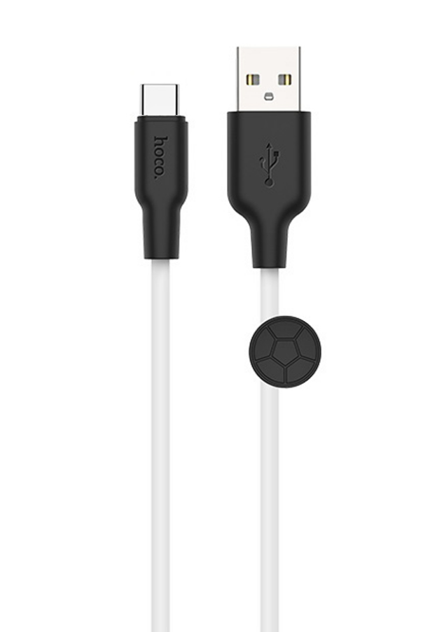 Кабель USB - Type-C, Hoco X21 Plus, 2m, белый