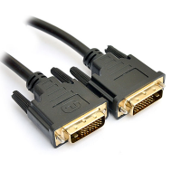 Кабель DVI M-M (24+1) 1.8m Black DeTech