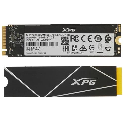 Накопитель SSD M.2 NVMe 1Tb ADATA XPG Gammix S70 Blade (AGAMMIXS70B-1T-CS)