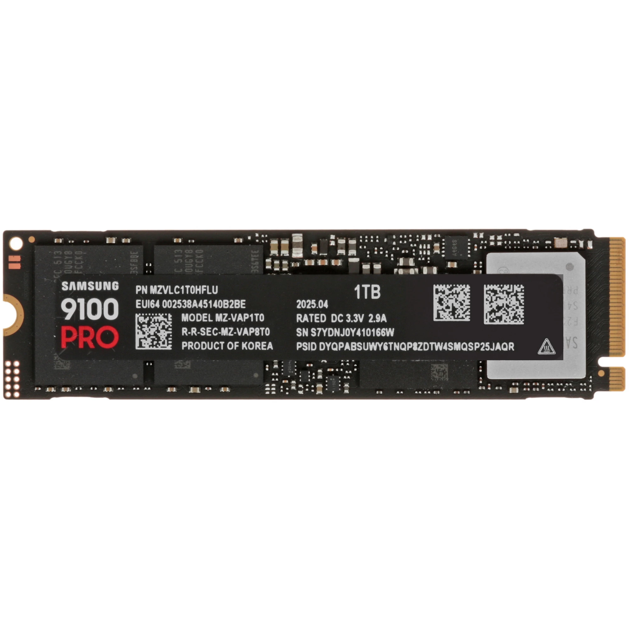Накопитель SSD M.2 NVMe 1Tb Samsung 9100 PRO (MZ-VAP1T0BW)