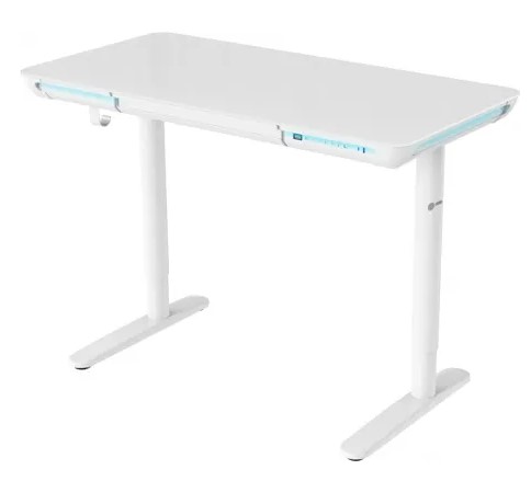 Игровой стол Cactus CS-EGD-WT-LED столешница, закаленное стекло, белый каркас, белый