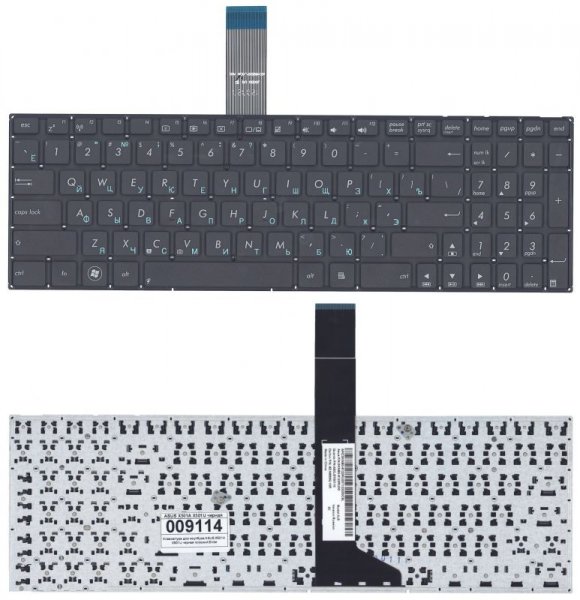 Клавиатура для ноутбука Asus X501,X501A,X501U,F501A,F501U,X501EI,X501XE,X501XI,X550, без рамки