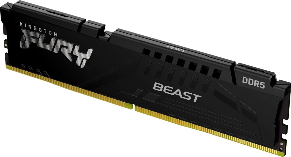 Модуль памяти DDR5 16Gb PC44800 5600MHz Fury Beast Black (KF556C36BBE-16)