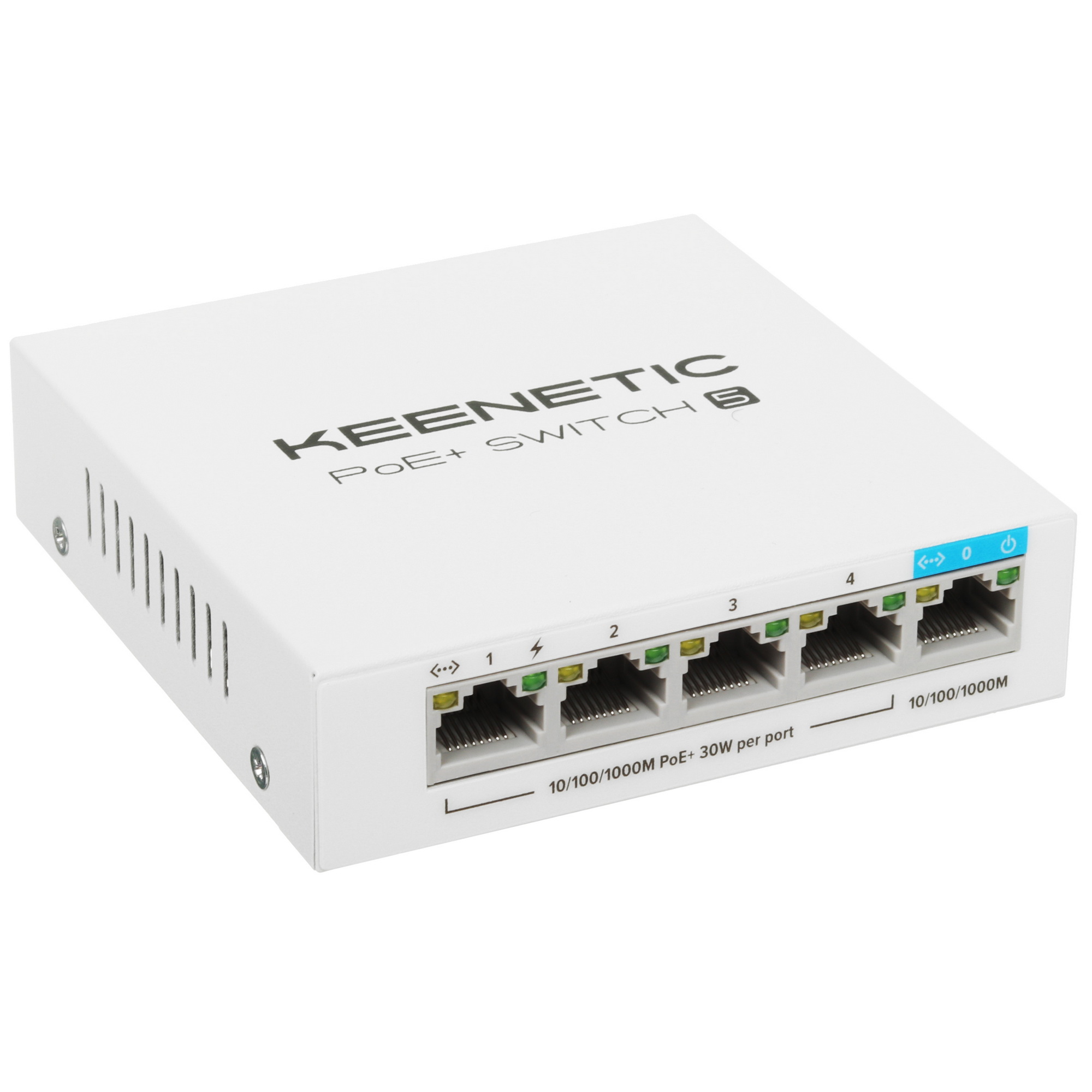 Коммутатор Keenetic PoE+ Switch 5 (KN-4610), управляемый, PoE