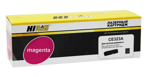 Картридж совместимый Hi-Black HB-CE323A (HP CLJ Pro CP1525/CM1415, № 128A), M, 1,3K