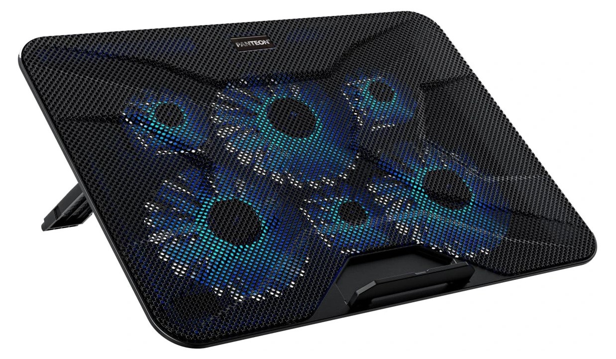 Охлаждающая подставка для ноутбука PANTEON CP-170 Black 9"-18", USB, 6 вентиляторов