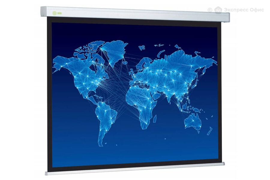 Экран Cactus 150x150см Wallscreen CS-PSW-150x150 1:1 настенно-потолочный рулонный белый
