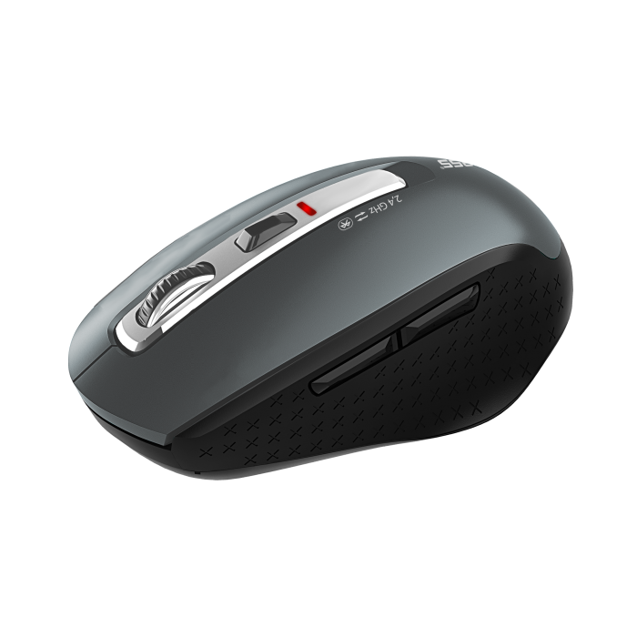 Мышь беспроводная JETACCESS OM-B92G, BT+2.4G, серый