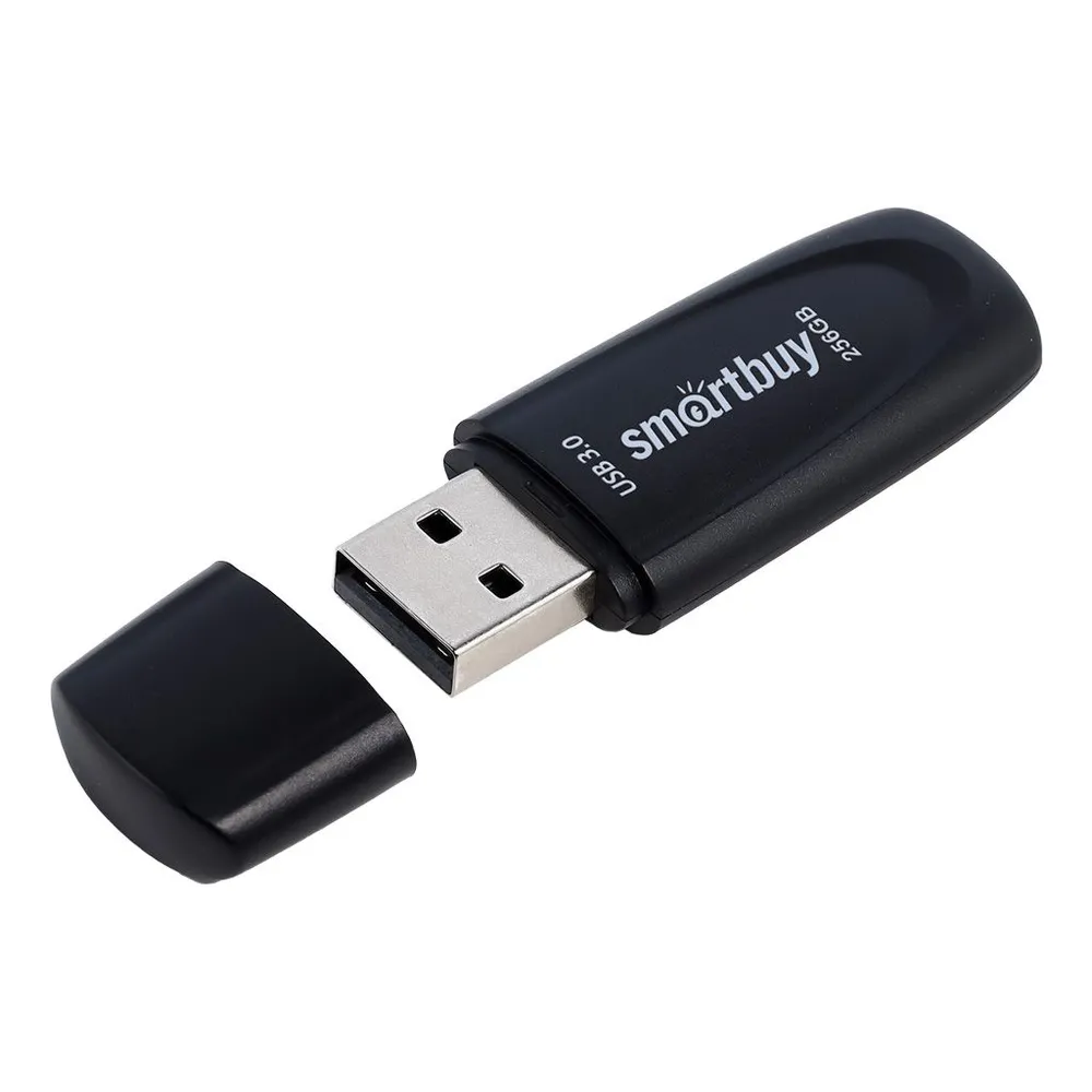 Флеш накопитель 256Gb USB 3.0 SmartBuy Scout Black (SB256GB3SCK)