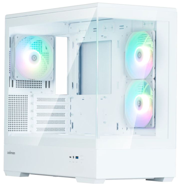 Корпус mATX без БП Zalman P30 V2, белый