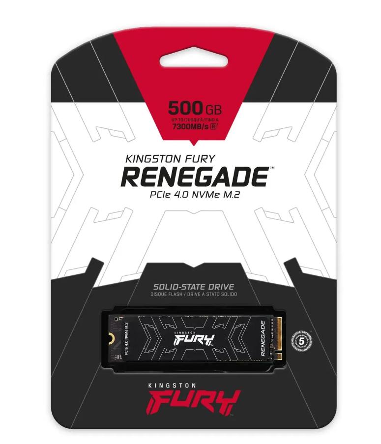 Накопитель SSD M.2 NVMe 500Gb Kingston FURY Renegade SFYRS/500G