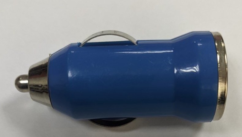 АЗУ Переходник на USB 5V 1А одинарный цветной