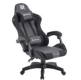 Кресло игровое Defender Okas черный/серый