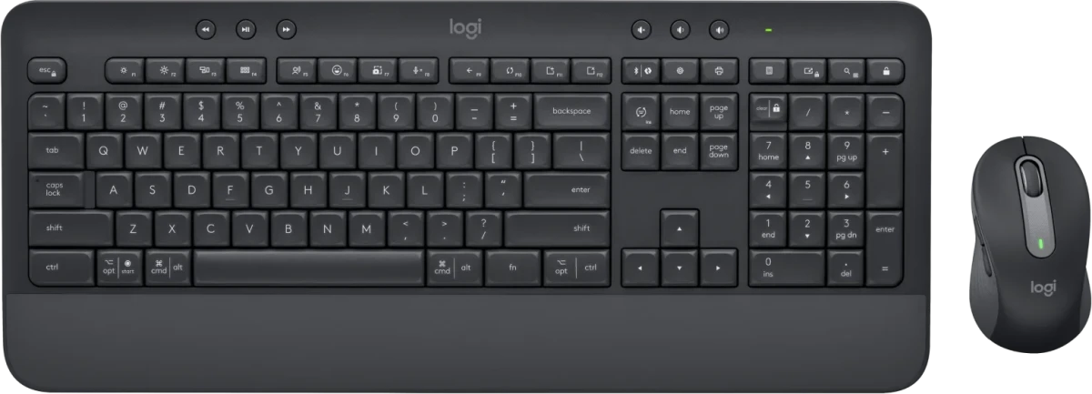 Беспроводной набор клавиатура + мышь Logitech MK650 черный/серый
